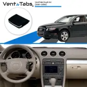 A/C Air Vent Clip- Vent Tab Audi A4 2001-2006 - BLACK/CHRM PASSENGER side