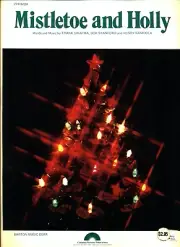 FRANK SINATRA MISTLETOE AND HOLLY SHEET MUSIC PIANO/VOCAL/GUITAR/CHORDS 1974 NEW
