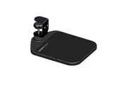 Ergonomic Mouse Pad with Adjustable Under Desk Table Wrist Rest Platform - Black