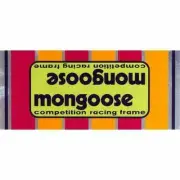Mongoose - 1977-80 Motomag Green Down tube decal - Old school bmx