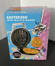Mini Easter Egg Waffle Maker - Make Double Sided Easter Waffle or Pancake w 2...