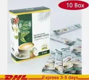 10X Rai Thai Coconut Coffee Instant Powder Mix Creamer Control Hunger Non-dairy