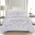 Pink Leaf Petals 3D Printing Duvet Quilt Doona Covers Pillow Case Bedding Sets