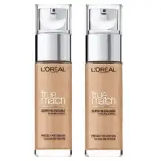 2x L'Oreal Paris True Match Super Blendable Liquid Foundation 30ml 5N Sand