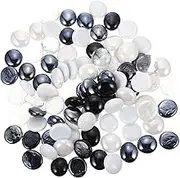 Operitacx 1 Glass Flat Beads for DIY Mosaic Projects Decorative Beads for Candle Holders Lamp Shades Vases More for Crafting Accessories Home Decor