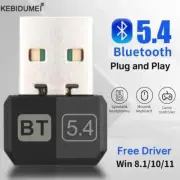 USB Bluetooth 5.4 Adapter Wireless Bluetooth 5.3 Dongle Adapter for PC Laptop