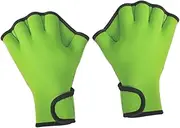 Webbed Swimming Gloves Fingerless Gloves,Easy to Use Water Resistance Diving Gloves Aquatic Gloves for Diving Paddle Training