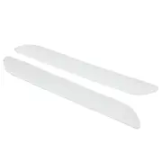 2 Set Universal Car Auto Rubber Body Bumper Guard Protector Strip Sticker(White)