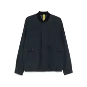 [Moncler X Mercedes-benz By Nigo] Moncler X Mercedes-benz By Nigo X Mercedes-bens Logo-plaque Bomber Jacket III NUMERIC BLUE