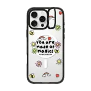 iPhone 16 Pro Max Impact Ring Stand Case MagSafe Compatible You are Made of Magic by Katie's Collective