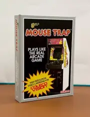 ColecoVision Mouse Trap REPRO BOX - sturdy high quality boxes with foam tray