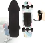 Electric Skateboard, Longboard, Cruiser Skateboard for Adults, Maximum Load 150Kg, 4 Speeds Adjustable, 22km Top Speed, Lightweight and Portable, for Adults