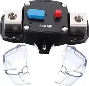 COSMEVIVI 60a Circuit Breaker Manual Circuit Breaker Rv Amp Circuit Breaker Car Amp Breaker Manual Reset Circuit Breaker Car Circuit Breaker with Manual Reset Circuit Breaker for Boat