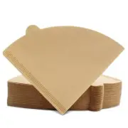 Cone Coffee Filters Size 02, 100 Count 1-4 Cups Unbleached Natural Brown V02 ...