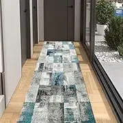 Carpet Runner Rug for Hallway Non Slip 100cm/1.5m/2m/2.5m/300cm/350cm/4m/5m/6m Extra Long Carpet Corridor Kitchen Living Room Entryway Floor Mat(2ft×6.6ft/60×200cm)