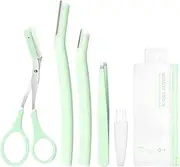 Acunny Eyebrow Set for the Care of Women, Eyebrow Trimmer Set, Eyebrow Comb Scissors - Eyebrow Set for Men and Women, Eyebrow Trimmer for Women, Ingrown Removal