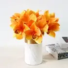 4 Heads Of Hand-Lettered Cymbidium Orchid Flowers 3D Printing Hand.