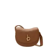 BURBERRY Rocking Horse Small $2290 Hazel Leather Shoulder Bag New And Authentic