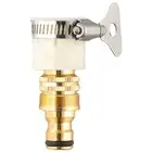 Practical Faucet Adapter Tap Connector Mixer Washing Machines White&Gold
