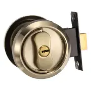 Stainless Steel Deadbolt Lock, Single Cylinder Dead Bolt Locks, Gold