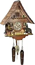 Trenkle Quartz Cuckoo Clock Black Forest House with Music