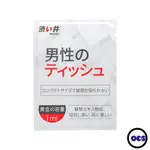 日本DRYWELL 涉井 男用活力提升濕巾 單片入