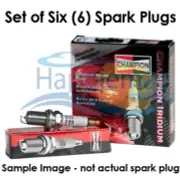 Champion Evinrude FFI V6 956M Spark Plug QC12PEP - Set of 6