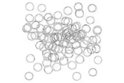 1000x Silver Strong No Fade 304 Stainless Steel Open Split Jump Rings Connector Loop Bulk