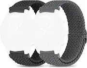 [Tovimall] Braided Bands for Moonswatch Watch,20mm Stretchy Nylon Band,Compatible with Omega X Swatch Moonswatch Speedmaster 20mm Watch,Swatch Omega Moonswatch Speedmaster Watch Replacement Strap for