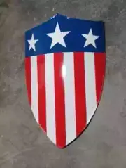 Christmas Captain America Heater Shield three pointed Triangle Shield Metal Ukra