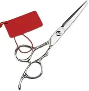 Hair Cutting Scissors, 6 inch Professional Upscale Plum Handle Cutting Barber Thinning Shears Hairdressing Scissors,Thinning Q