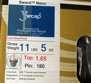 美國進口保齡球STORM品牌Sword Nano風暴飛碟球玩家喜愛的品牌11磅