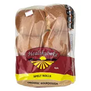 Organic Healthybake Spelt White Rolls – Fresh, healthy organic delivery | Doorstep Organics