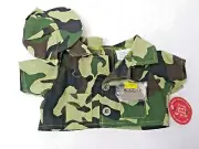 Build A Bear Camouflage Jacket Hat Dog Tag Outfit NWT Fits 10"-24" BAB Camo Army