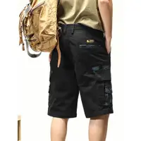 在飛比找ETMall東森購物網優惠-個性潮流迷彩韓版全棉工裝短褲