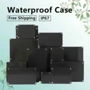 Black Box Outdoor Waterproof Case Plastic Box Electronic Project Case Instrum...