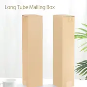 20x Long Tube Carton Mailing Box 310 x 65 x 65mm Brown