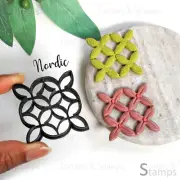 NORDIC Polymer Clay Cutter | Geometric Shape Cutter | Unique clay cutter |