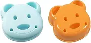 Sandwich Mold Cutter, 2Pcs Cute Bear Shape Bread Sandwich Shapers Maker Pastry DIY Tool Household Making Accessories