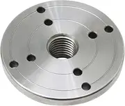 Wood Lathe faceplate,Lathe Chuck, 4" Inch 100mm Wood Lathe Chuck Face Plate M33 X 3.5/1inch X 8TPI Thread Faceplate, Woodworking Turning Tools Accessories(1inch X 8TPI)