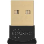 Cruxtec Bluetooth 4.0 Nano USB Adapter -- BQB Certified [BUA-40A-BK]
