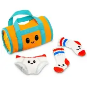 Hide&Seek Plush Dog Toys Crinkle Squeaky Interactive Burrow Activity Puzzle C...