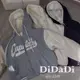 didadi_shop🏷現貨秒寄（1-3天內出貨）刷毛連帽美式字母短版棒球外套