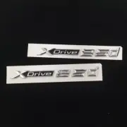 2PCS Chrome XDrive 25d Plastic Decal Emblem Badge Sticker GT Diesel Turbo Motors (for: Renault)