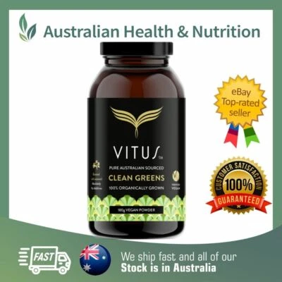 VITUS AUSTRALIAN SOURCED CLEAN GREENS ORGANIC // CHOOSE SIZE + SAME DAY SHIPPING