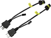 TGMGADANTV Bi Xenon 35W 55W H4 12V 2pcs Cable Wire Harness for H4 9003 Hi/Lo Bi-Xenon HID Bulbs Wiring Controllers Play and Plug Metal Wire