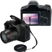 HD 1080P 16MP Digital SLR Camera 2.4" TFT LCD Screen 16X Zoom Anti-Shake Selfie
