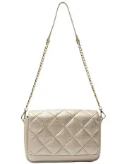 [Sandler] Atoll Crossbody Bag in Light Gold Pebble