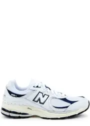New Balance 2002R Panelled Mesh Sneakers - White And Blue - 4 4