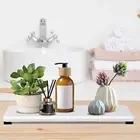 Sink Coasters Tray Stone Tray Set for Quick Drying Sink Drain Mat Anti-slip Soap